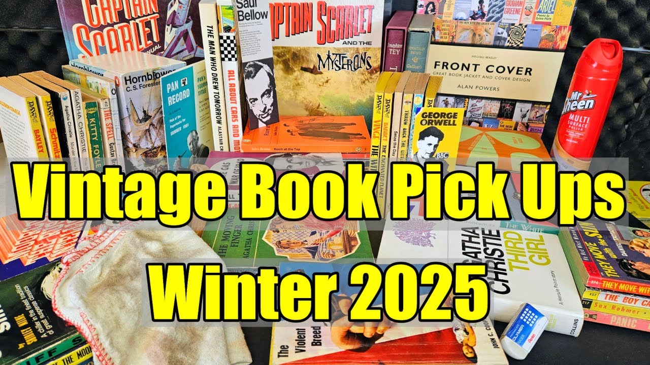 VINTAGE Book + PAPERBACK Pickups -  Winter 2025 - Digit Books - Vintage SF - DAW - ASMR, Maybe!