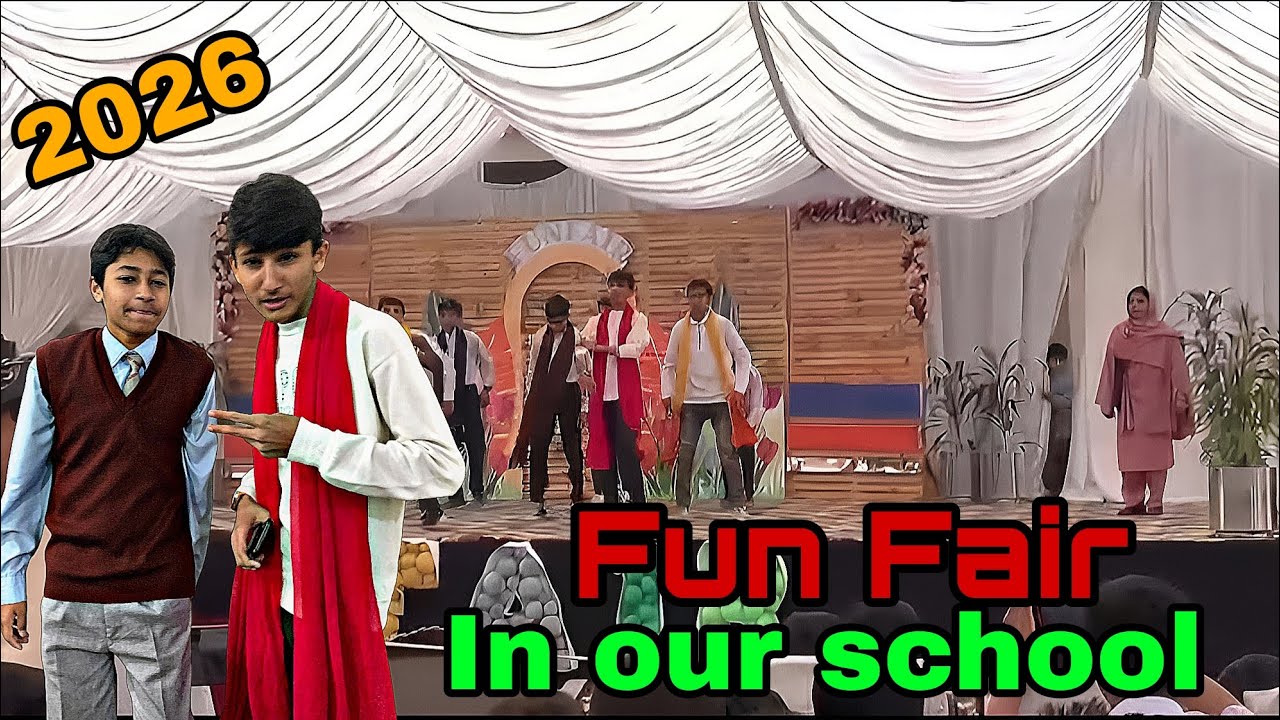 Fun Fair in our school 2026 😁bahuut mazy kia / Mera nail toot gya 😓😭