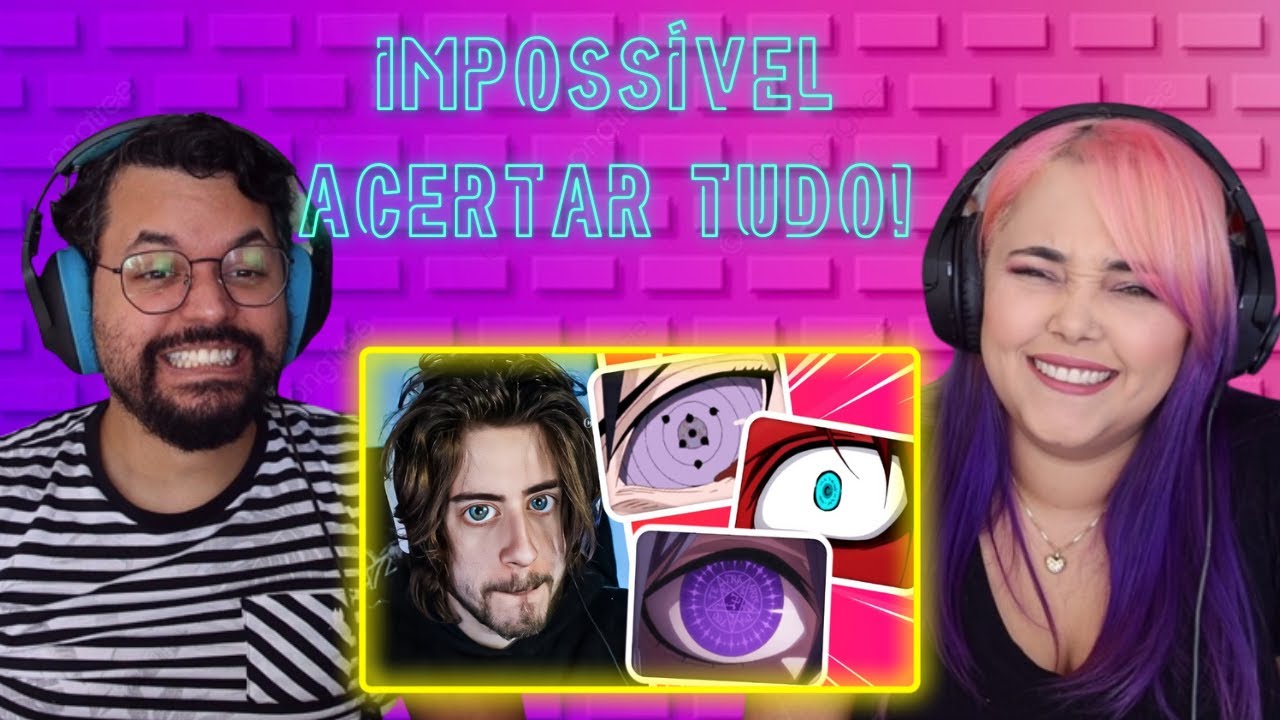 Cellbit tentando ADIVINHAR o personagem de ANIME apenas pelo OLHAR (Lives do Cellbit) // REACT