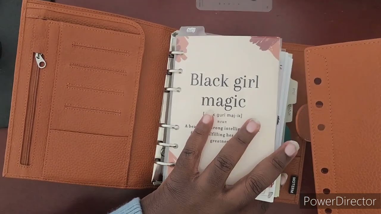 I made a decision for my A6 planner, let's set her up.