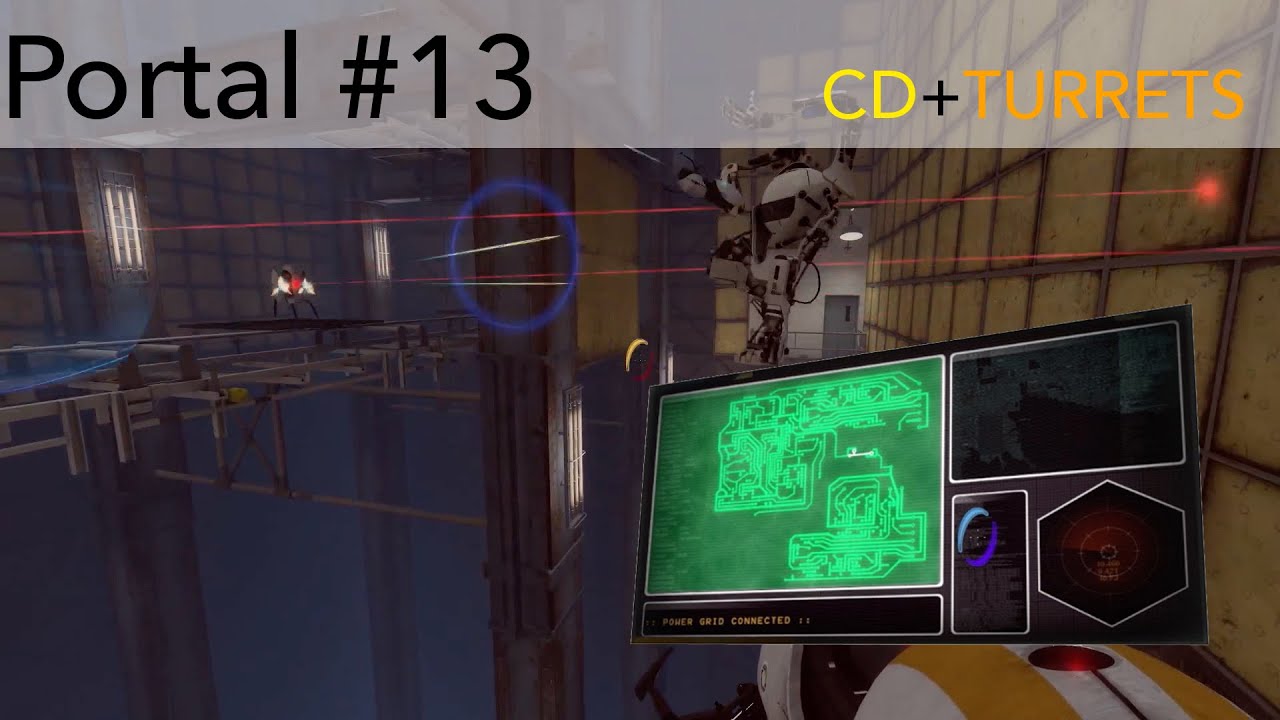 CD+TURRETS | Portal 2 #13 | Coop Modus | [Deutsch/FHD60fps/2Sichten]