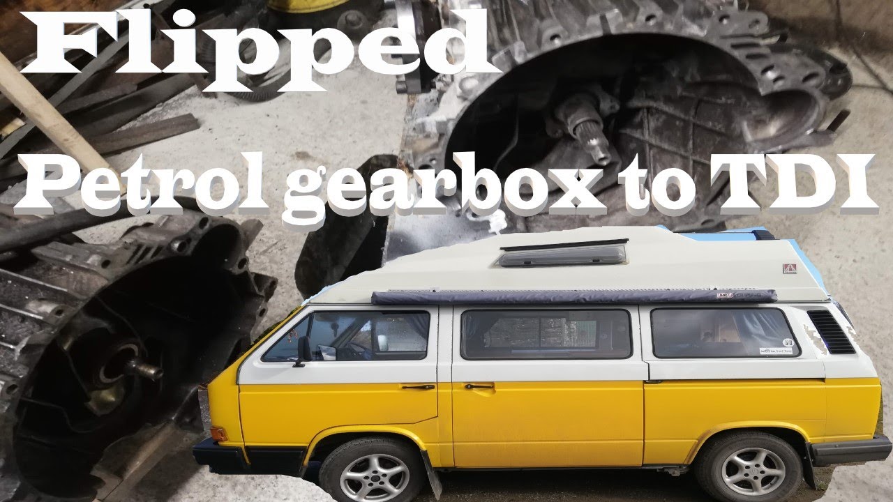 Замена коробки передач Audi TDI на T25, перевернутая коробка Passat с двигателем VWT3.