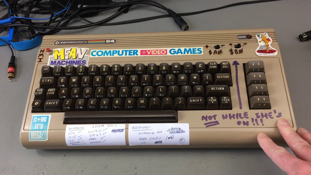 Surprise C64 Donation & Repair