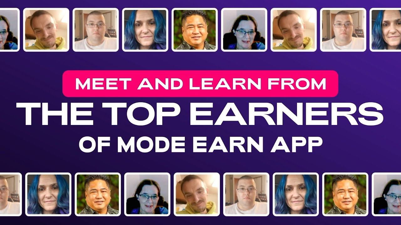 Mode Earn App's Top Earners