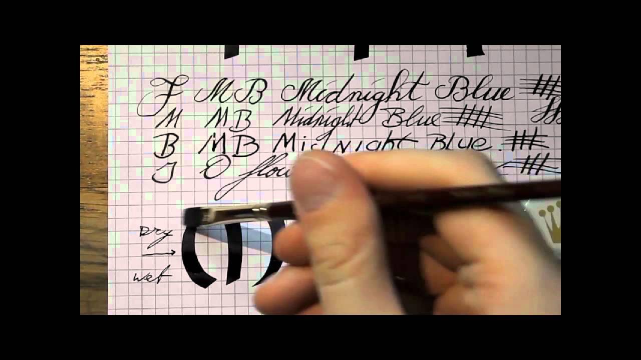 Inkcyclopedia: Montblanc Midnight Blue