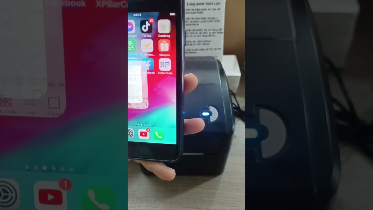 Máy in tem Bluetooth kết nối điện thoại Xprinter XP 420B