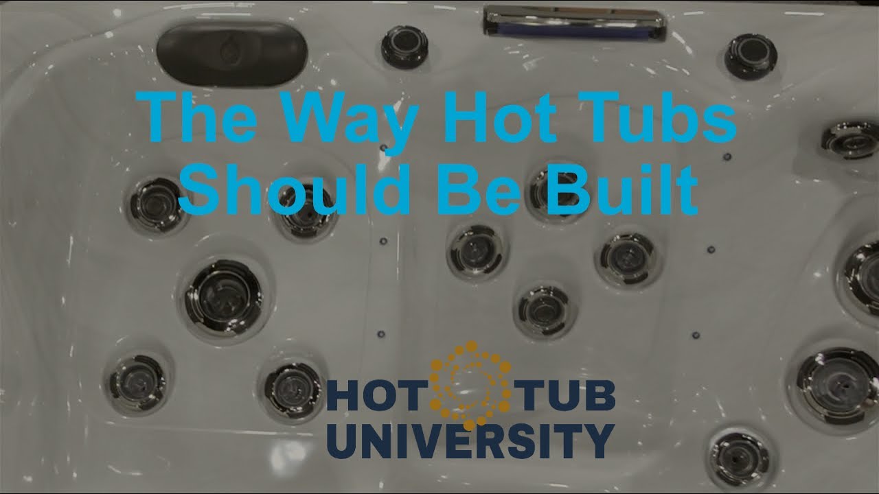 The way hot tubs SHOULD be made