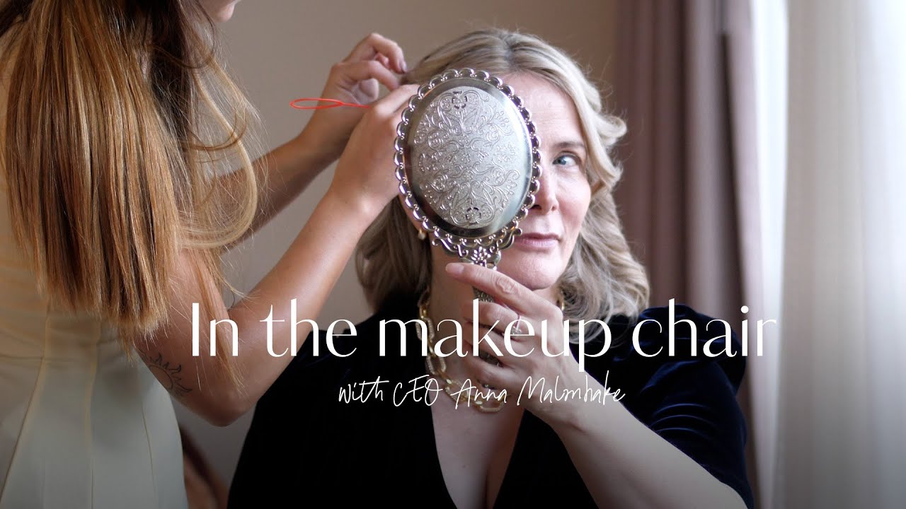In the makeup chair with Anna Malmhake – Divine Dark Velvet and gala preparations
