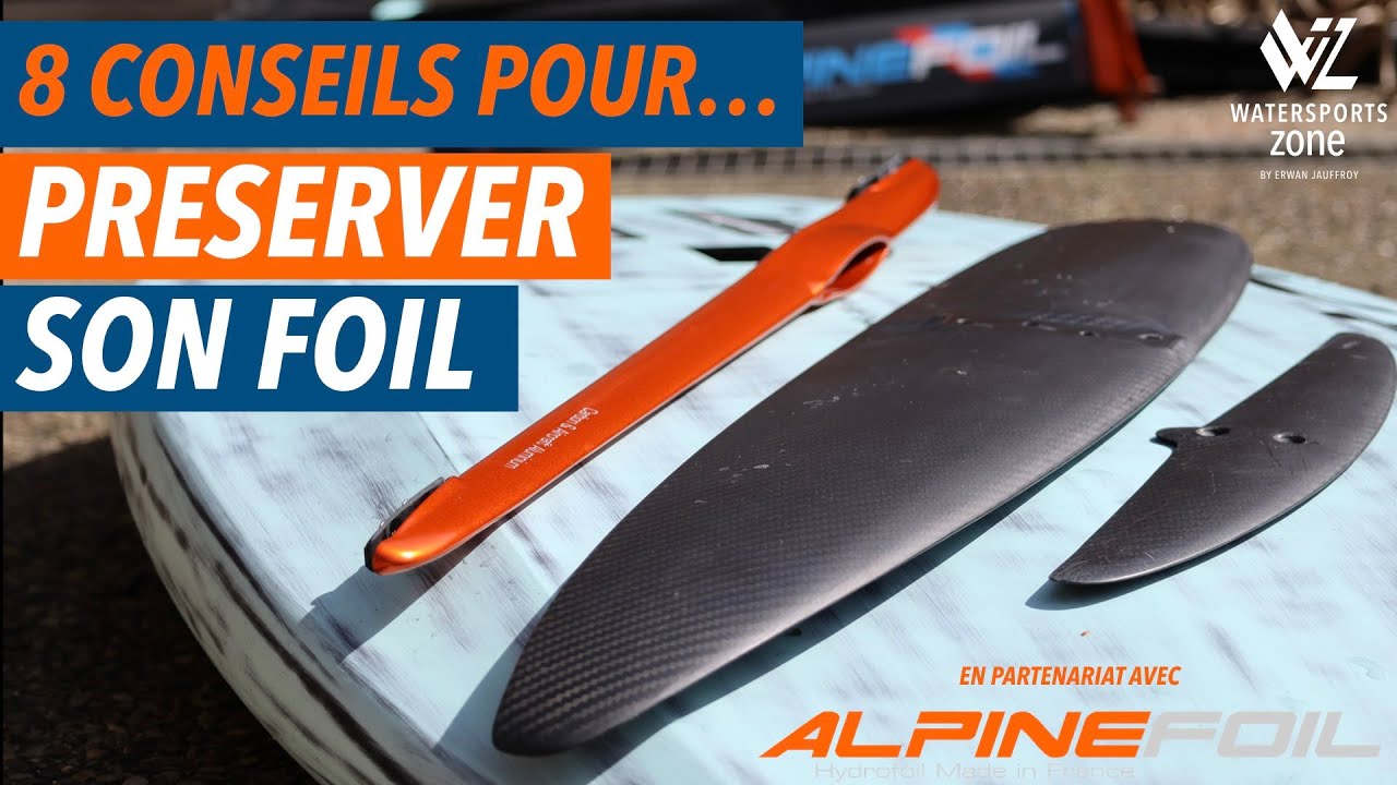 Conseils Wingfoil : comment bien entretenir son foil pour la wing, le kite, le windfoil.