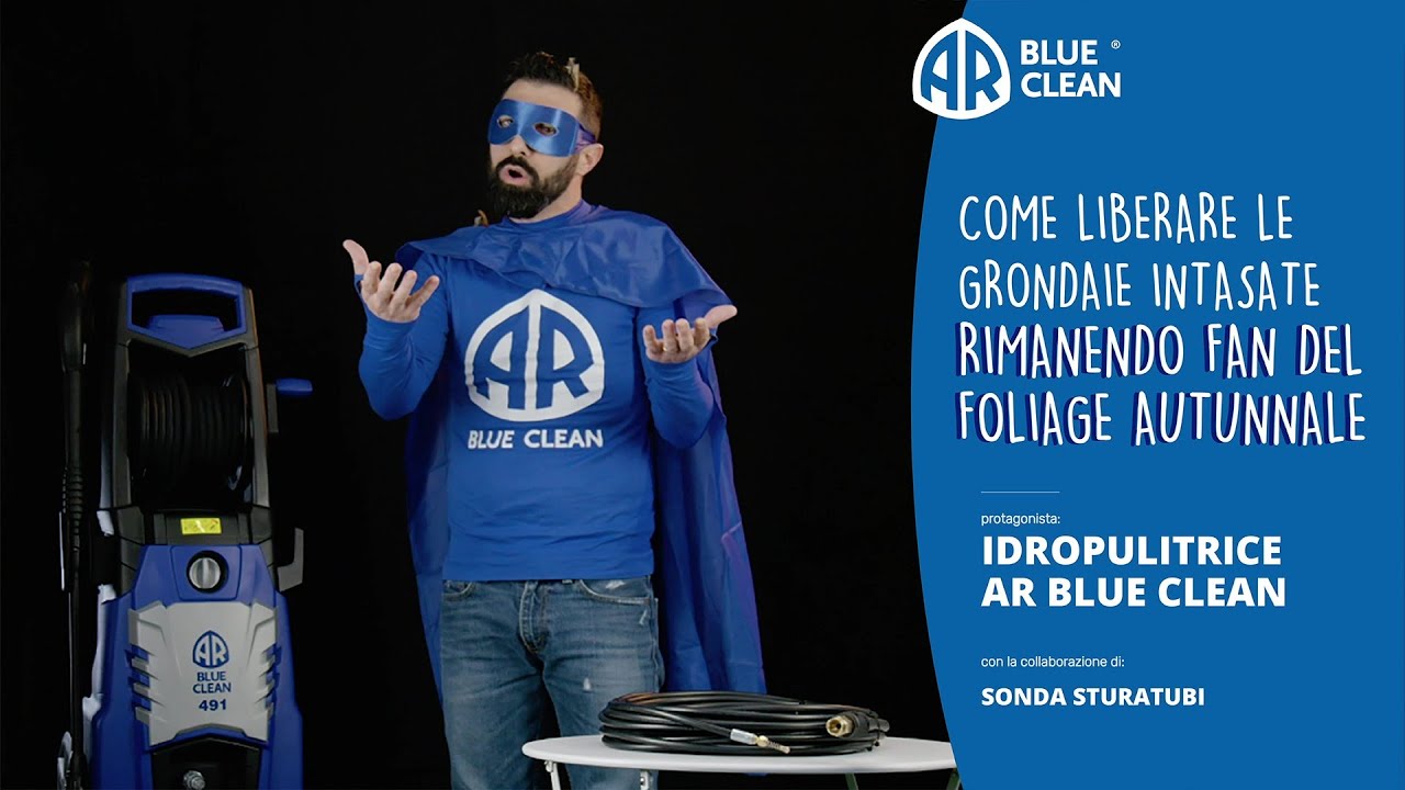 Pulizia delle grondaie con Idropulitrice e Sturatubi. I consigli di Mr. Blue Clean