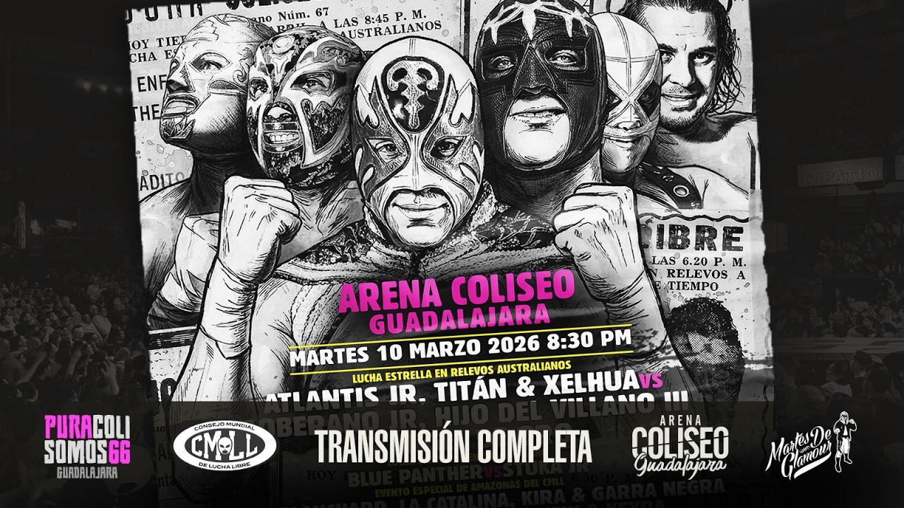 CMLL DESDE LA ARENA COLISEO DE GUADALAJARA: 10 DE MARZO 2026