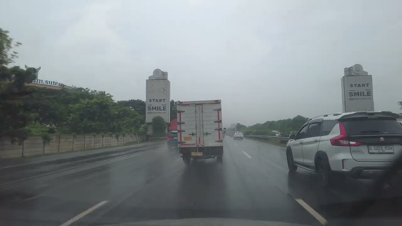 Pondok Jagung South Tangerang to Karawaci Tangerang via Kunciran-Serpong & Jakarta-Merak Toll Roads