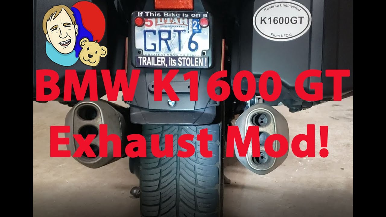 BMW K1600 Exhaust Modification