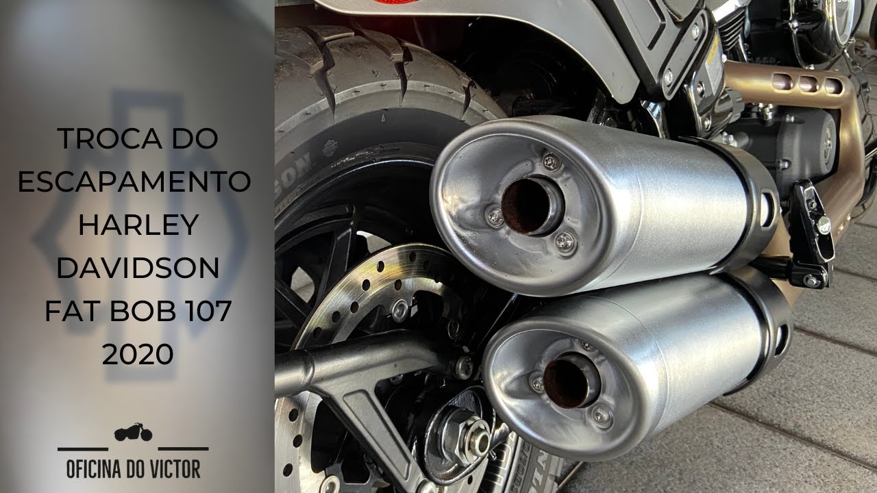 Aprenda a Trocar o Escapamento da Sua Harley. Comparativo Esportivo X Original. Bônus no final