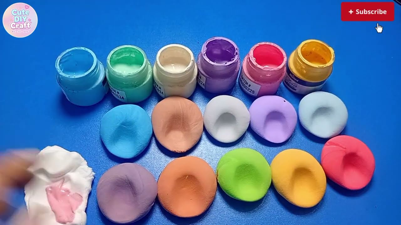 Clay Unboxing & Clay Mixing with pastel Colors | Satisfying Color Mixing #clay #asmr #satisfying 