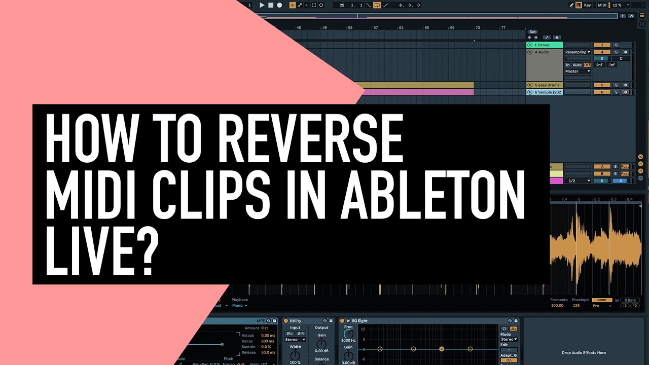 How to Reverse MIDI Clips in Ableton Live? (Beginner Tutorial)
