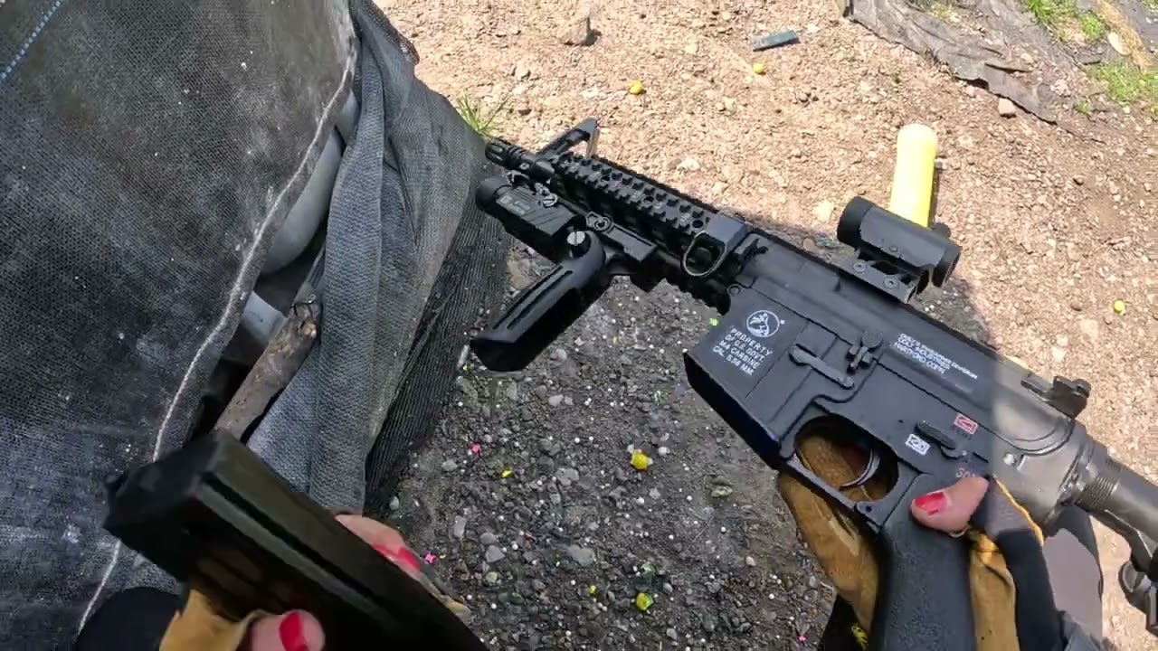 Airsoft G&G CM16 AEG at Mayhem Essex, Fields & Bridge Woods, Special Guest 