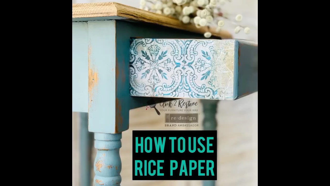 Rice Paper Adds A Soft Touch To DIY Projects: See How To Apply It! #decoupage #diy  #homedecor