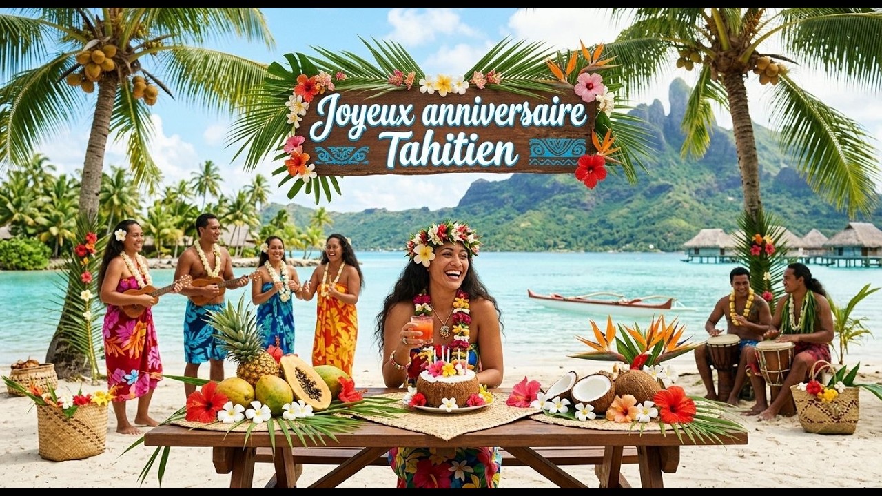 Anniversaire Polynésien (Joyeux anniversaire tahitien)