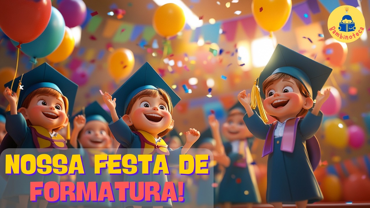 Música Infantil Animada: Nossa Festa de Formatura!