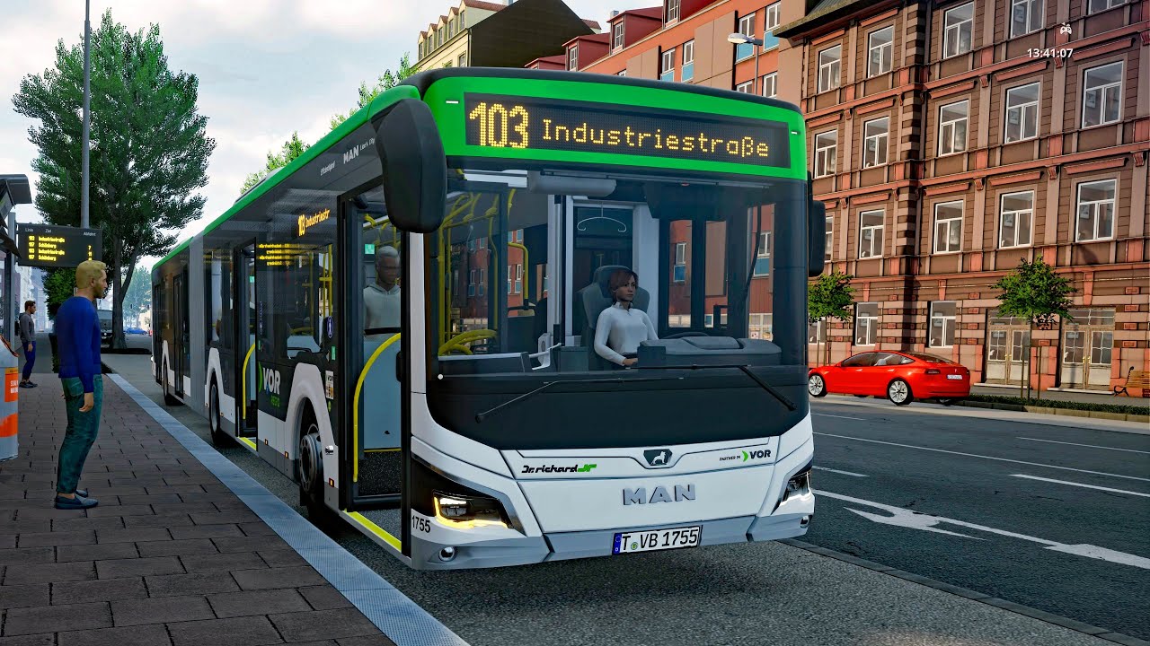 City Transport Simulator: Bus 010 - MAN New Lion's City 18C - Tramau Line 103 (1/2)