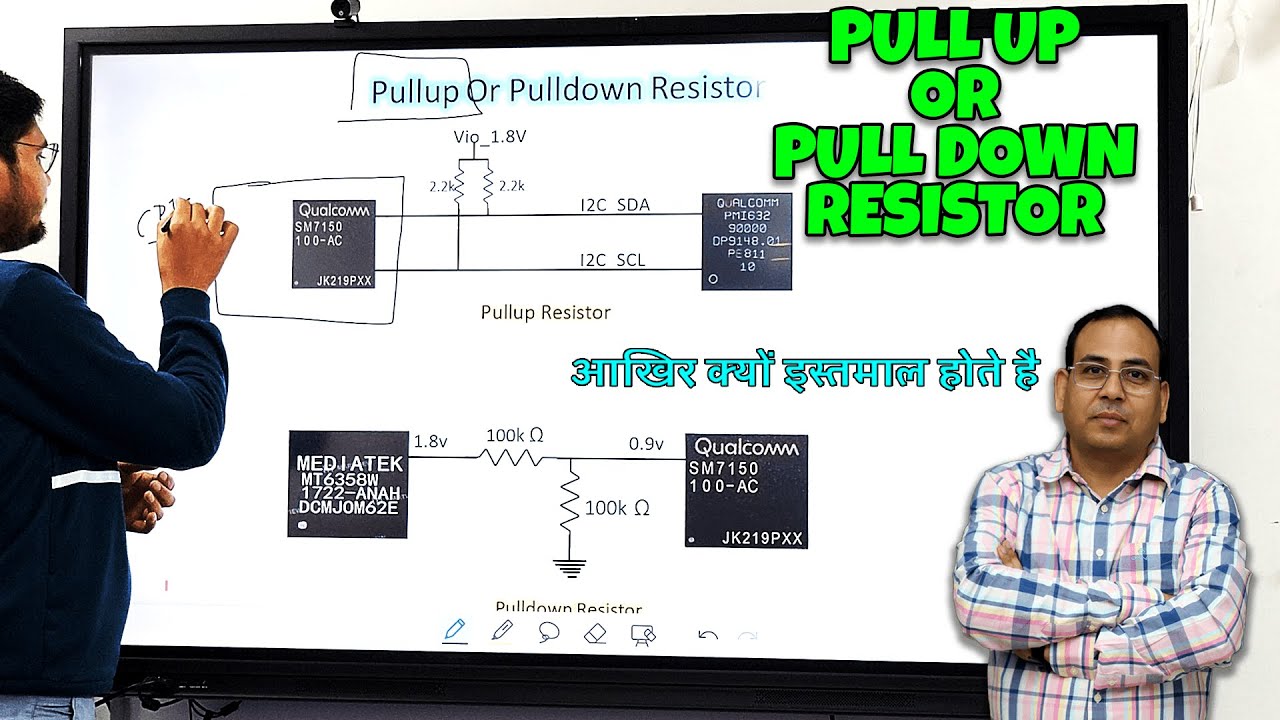 Pull up and Pull Down Resistor Explained in Hindi || Pull up Resisotr in Hindi || @ScreenFixer