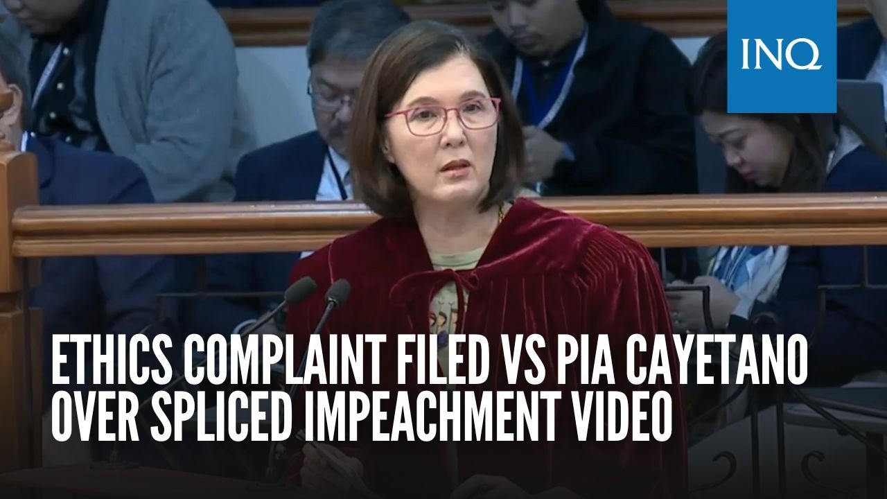Ethics complaint filed vs Pia Cayetano over spliced impeachment video