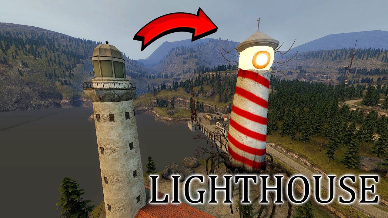 Lighthouse Character transformation (non-violent) Lighthouse MOD 3D in game garry's mod