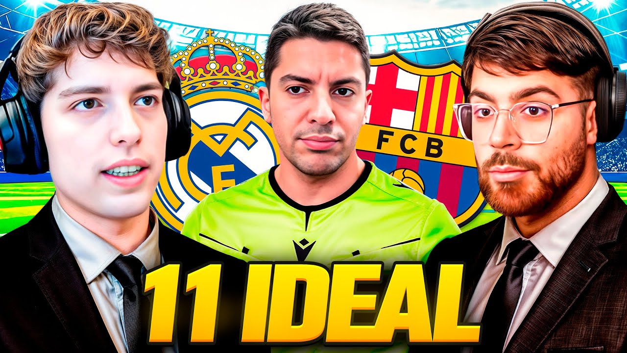 11 IDEAL (REAL MADRID) vs. 11 IDEAL (BARCELONA) ft. LA COBRA - CON ARBITRAJE: QUIEN SABE DE FUTBOL?