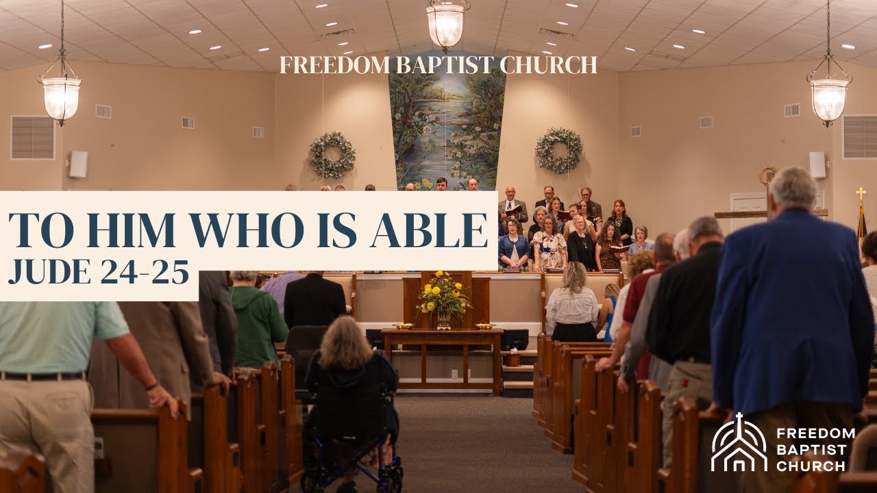 To Him Who Is Able | Jude 24-25 | Assistant Pastor Noah Hooper