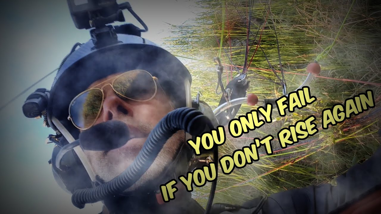 I'll rise again, paramotor fails