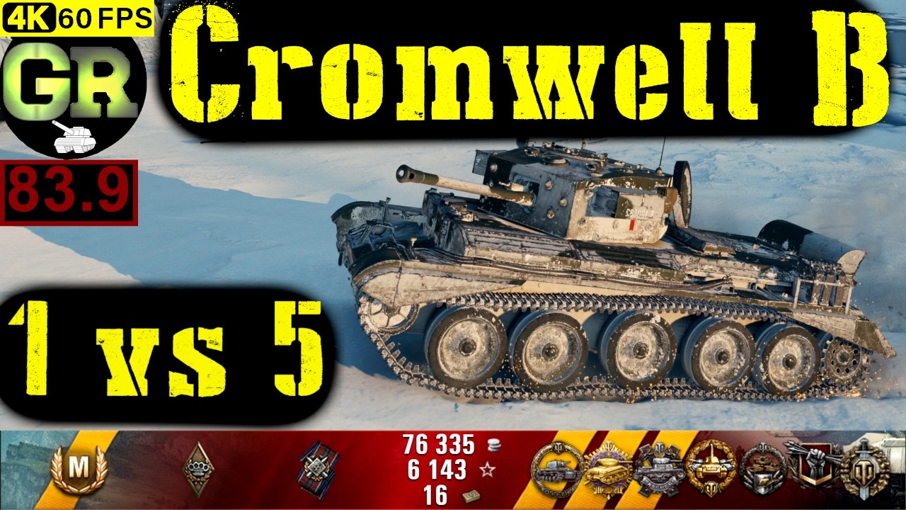 World of Tanks Cromwell B WoT Replay - 11 Kills 3.3K DMG(Patch 1.4.0)
