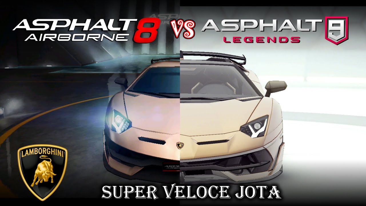 Lamborghini SVJ: Asphalt 8 vs Asphalt 9