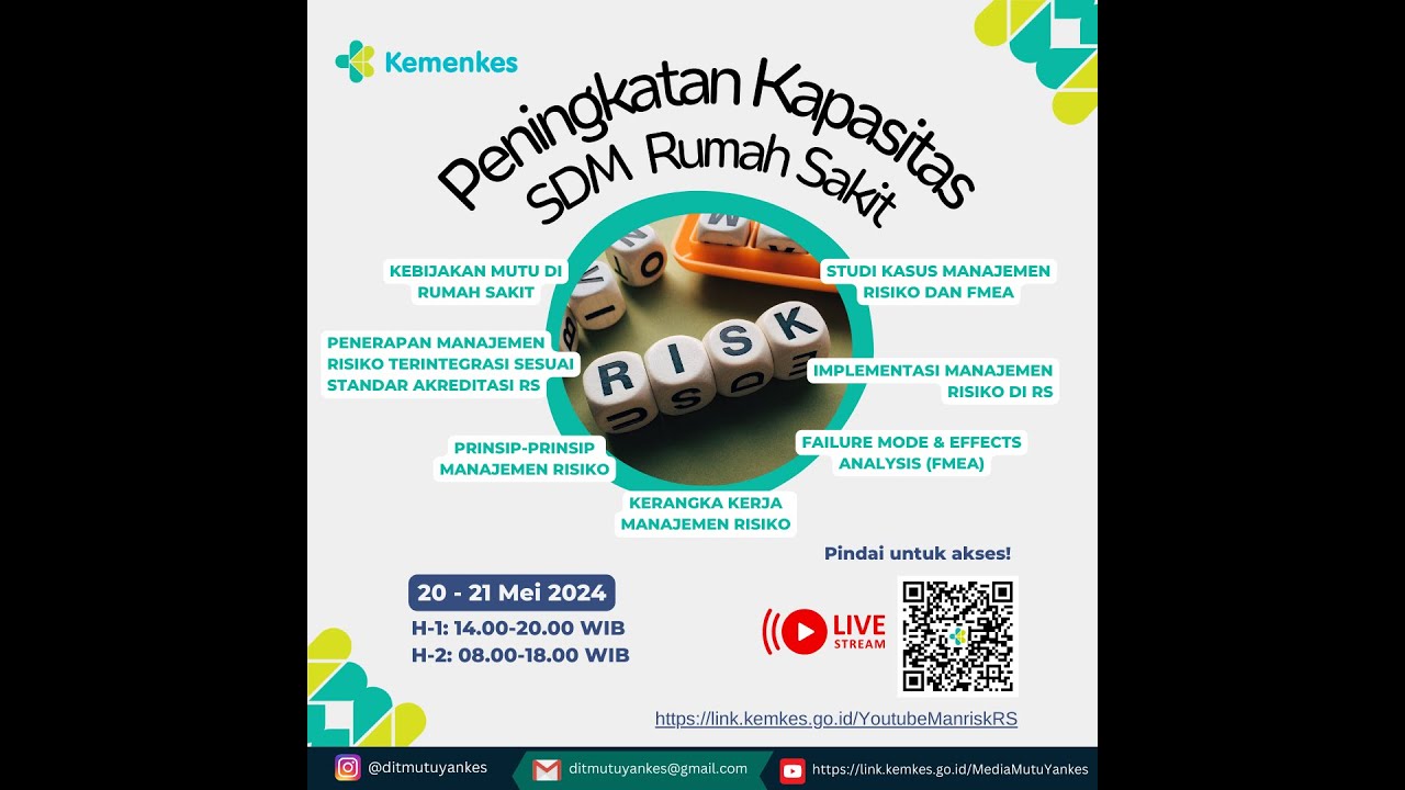 Peningkatan Kapasitas SDM RS: Manajemen Risiko (Hari -1)