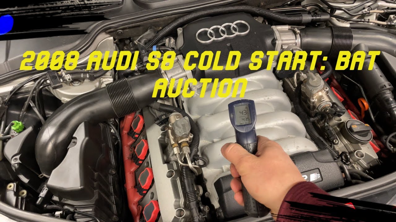 2008 Audi S8 114K Miles: Bring A Trailer - Cold Start: Engine and In Cabin