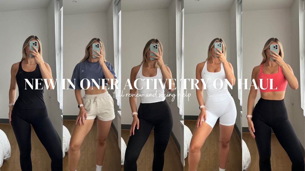 Oner Active Move Freely capsule try on haul | full review & collection run through