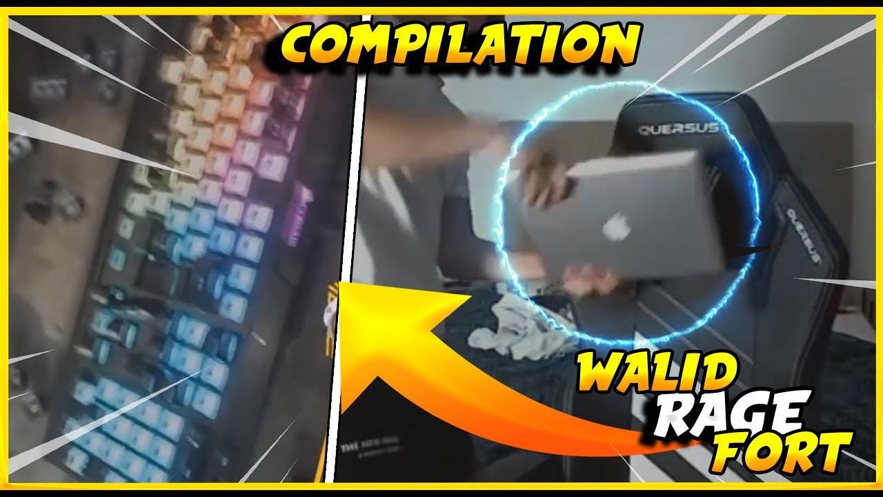 COMPILATION WALID RAGE IL CASSE TOUT 🤣
