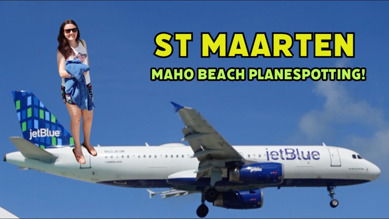 Сент-Мартен — пляж Махо. Наблюдение за самолетами в баре Sunset Beach! | Круизный порт Carnival V...