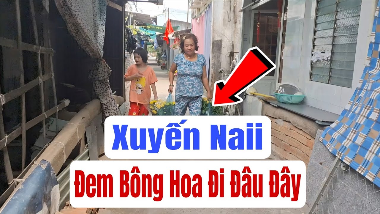 Xuyến Naii đem bông hoa đi đâu đây #phạmmongag #xuyennaii #ngoạiLan 
