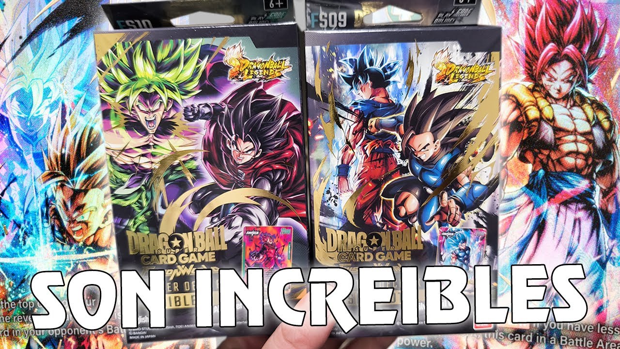 Los STARTER DECKS de DB LEGENDS 😮 Dragon Ball Super Card Game Fusion World #dragonball #dblegends