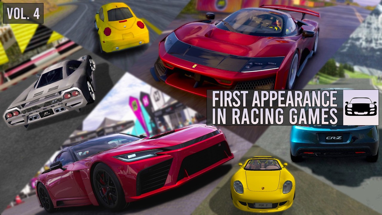 First Appearance of Cars in Racing Games (Volume 4)