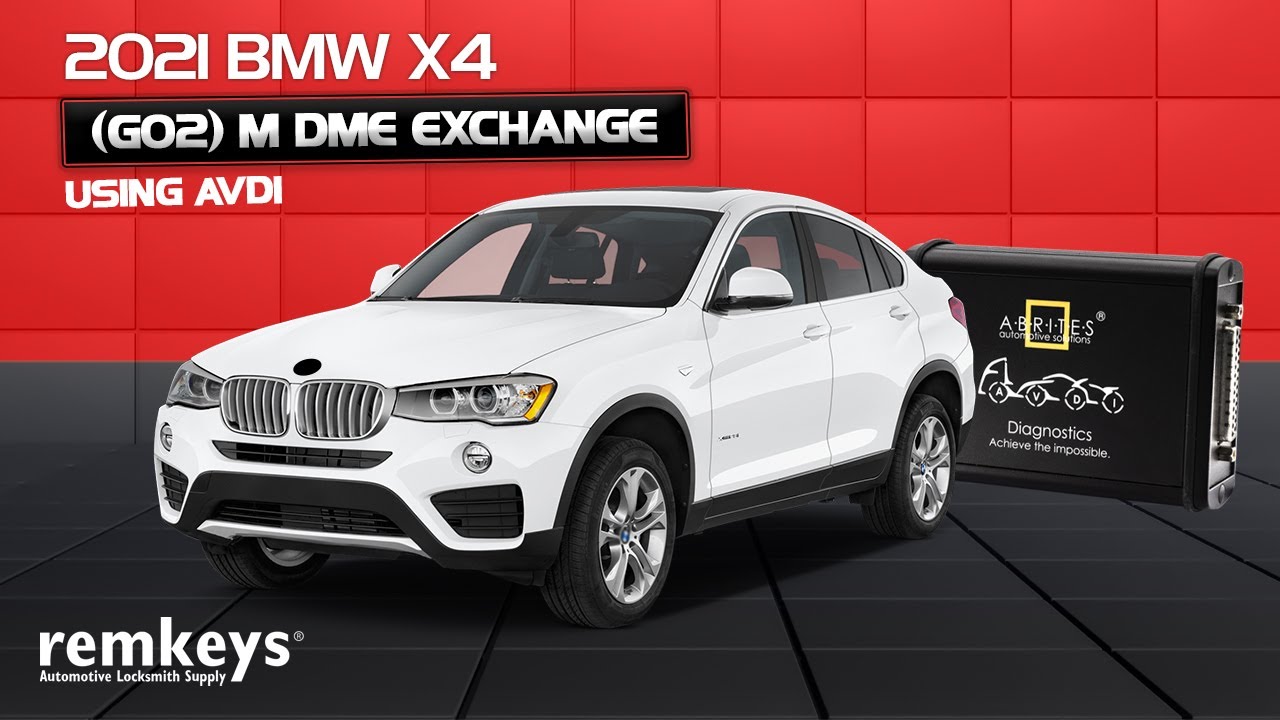 2021 BMW X4 (G02) M DME Exchange using AVDI - Remkeys