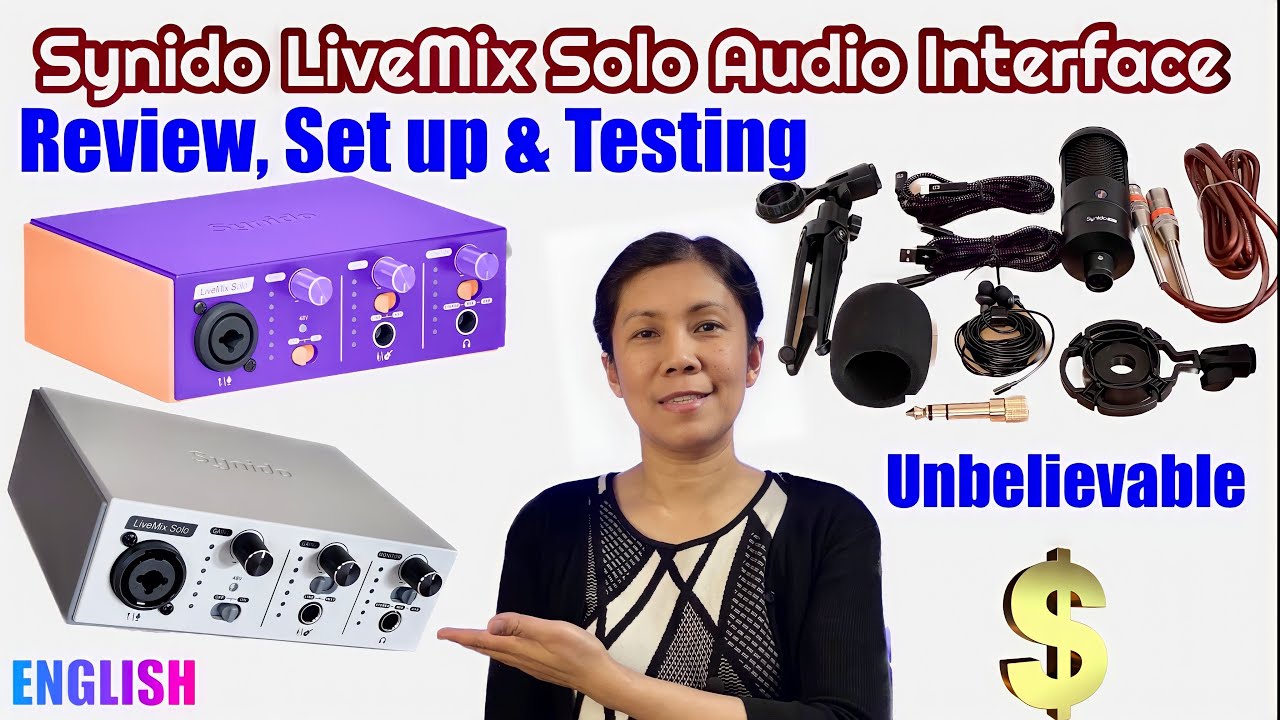 Аудиоинтерфейс Synido LiveMix Solo &mdash; обзор, настройка и тестирование.