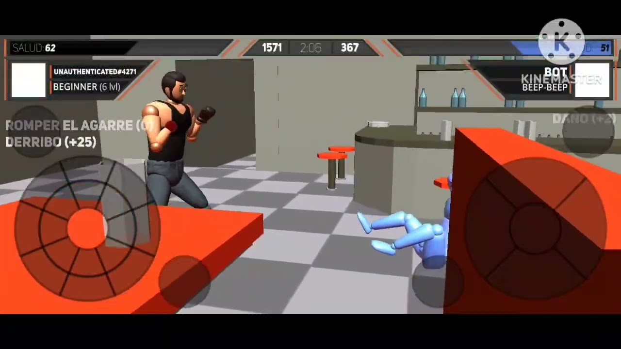 Jugando Drunken Wrestlers 2 