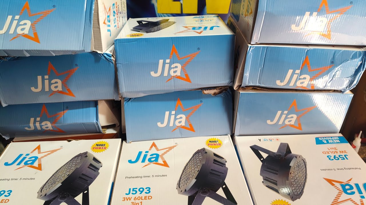 Jia j593 3w 60 LED 3in1 light ।। Live amplifier sardarshahar।। 