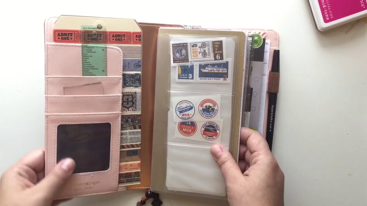 Websters Pages Traveler's Notebook Setup For Boston