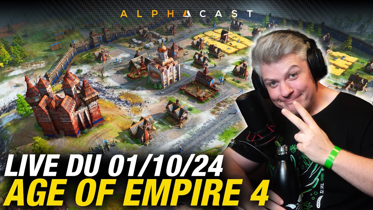 VOD ► GRANDE SOIRÉE AGE OF EMPIRES IV avec M4F, JDG, Scok, etc - Live du 01/10/2024
