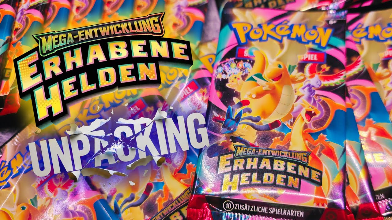 POKÉMON Erhabene Helden Booster Opening! 😱 Chase-Karte heute dabei?! #Pokemon #ErhabeneHelden