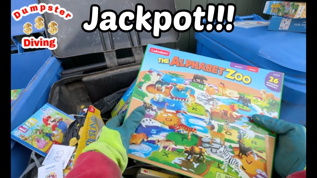 Dumpster Diving: Mega Toys Find & High End Perfume | Mom The Ebayer