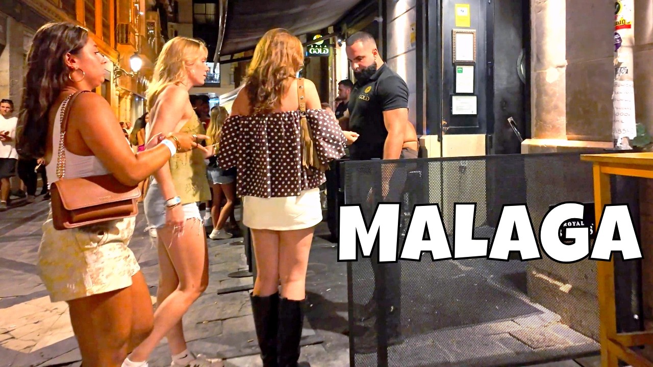 MALAGA Spain city's MOST popular NIGHTLIFE HOTSPOTS